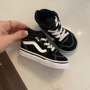 Vans high top toddler sneaker